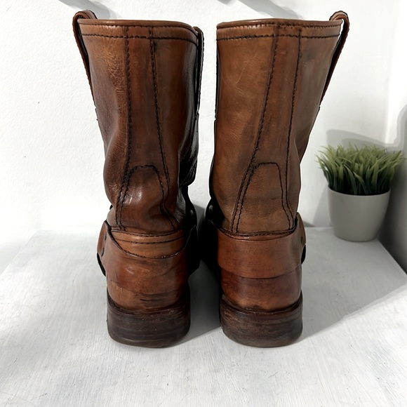 FRYE Harness Leather Boots - Picture 4 of 13